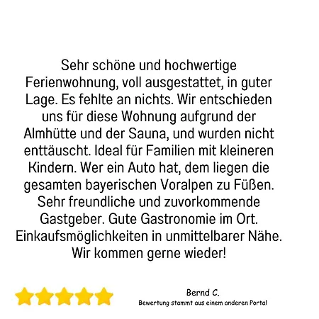 Lejlighed Birkennest-sauna-freisitz-almhuette